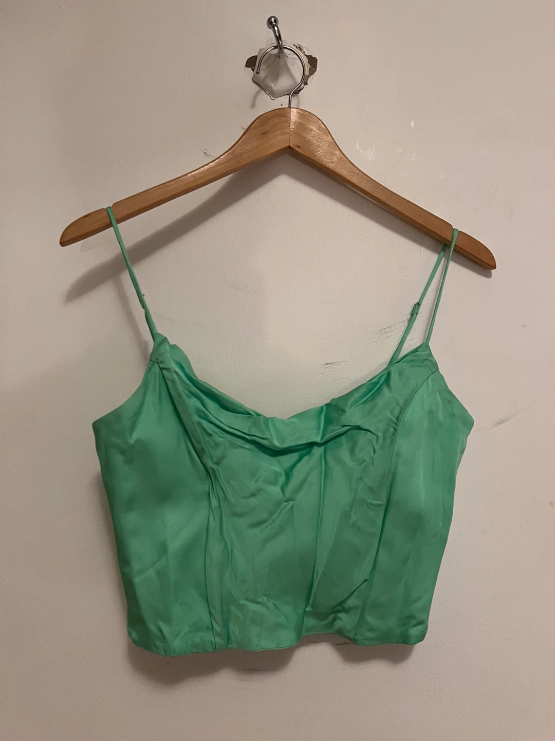 ZARA Mint Green Corset Top - XS