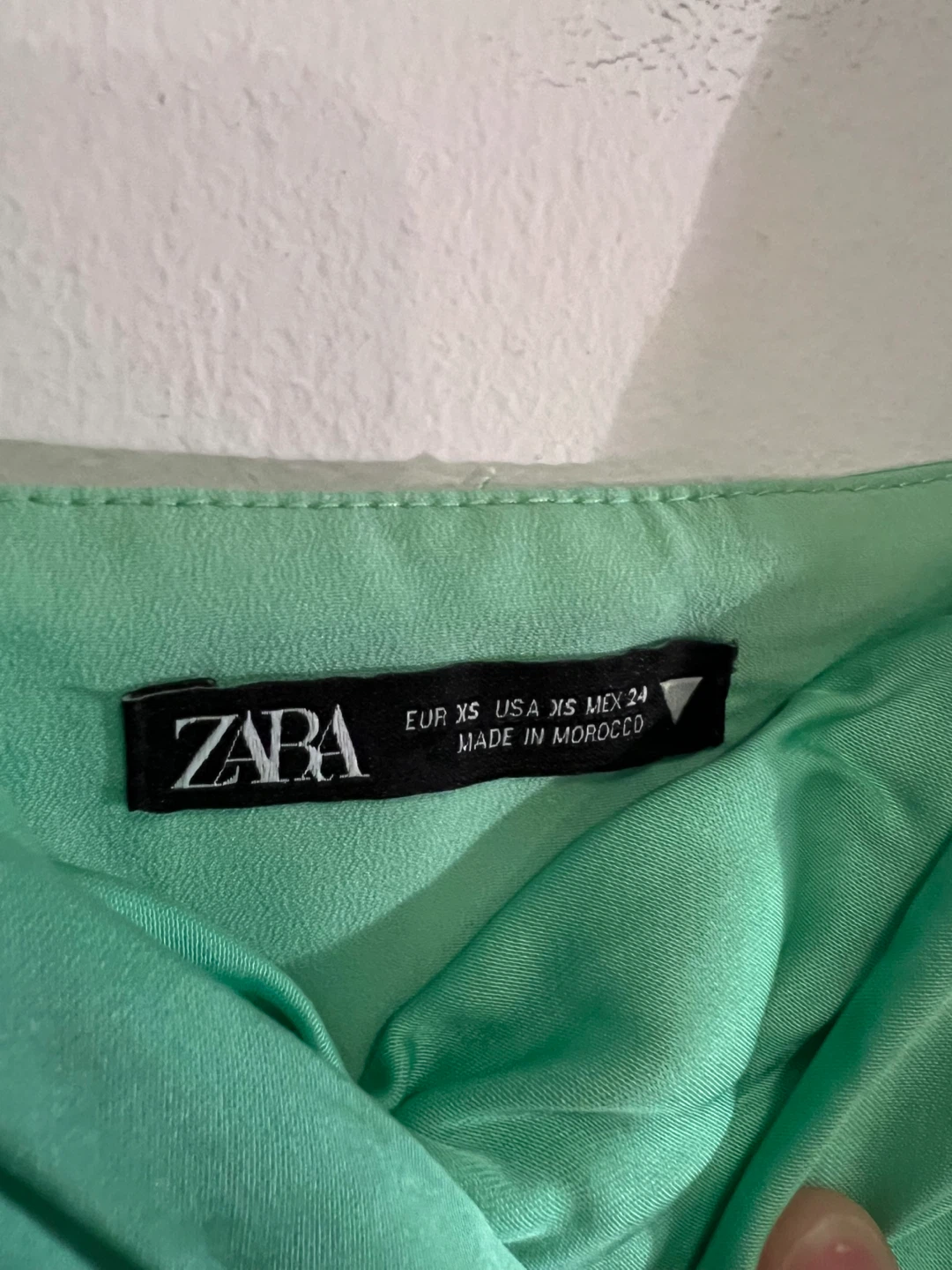 ZARA Mint Green Corset Top - XS - photo 2