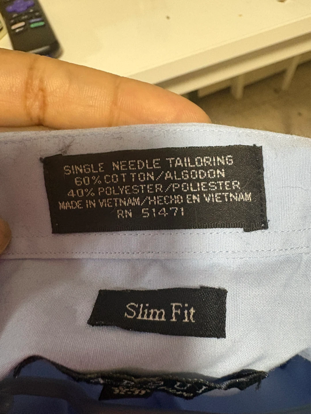 Marquis Signature Slim Fit Light Blue Dress Shirt - photo 4