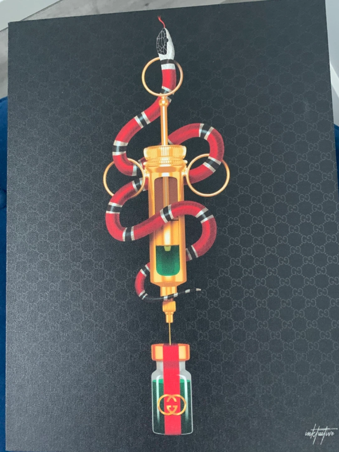 Gucci Snake Art Print
