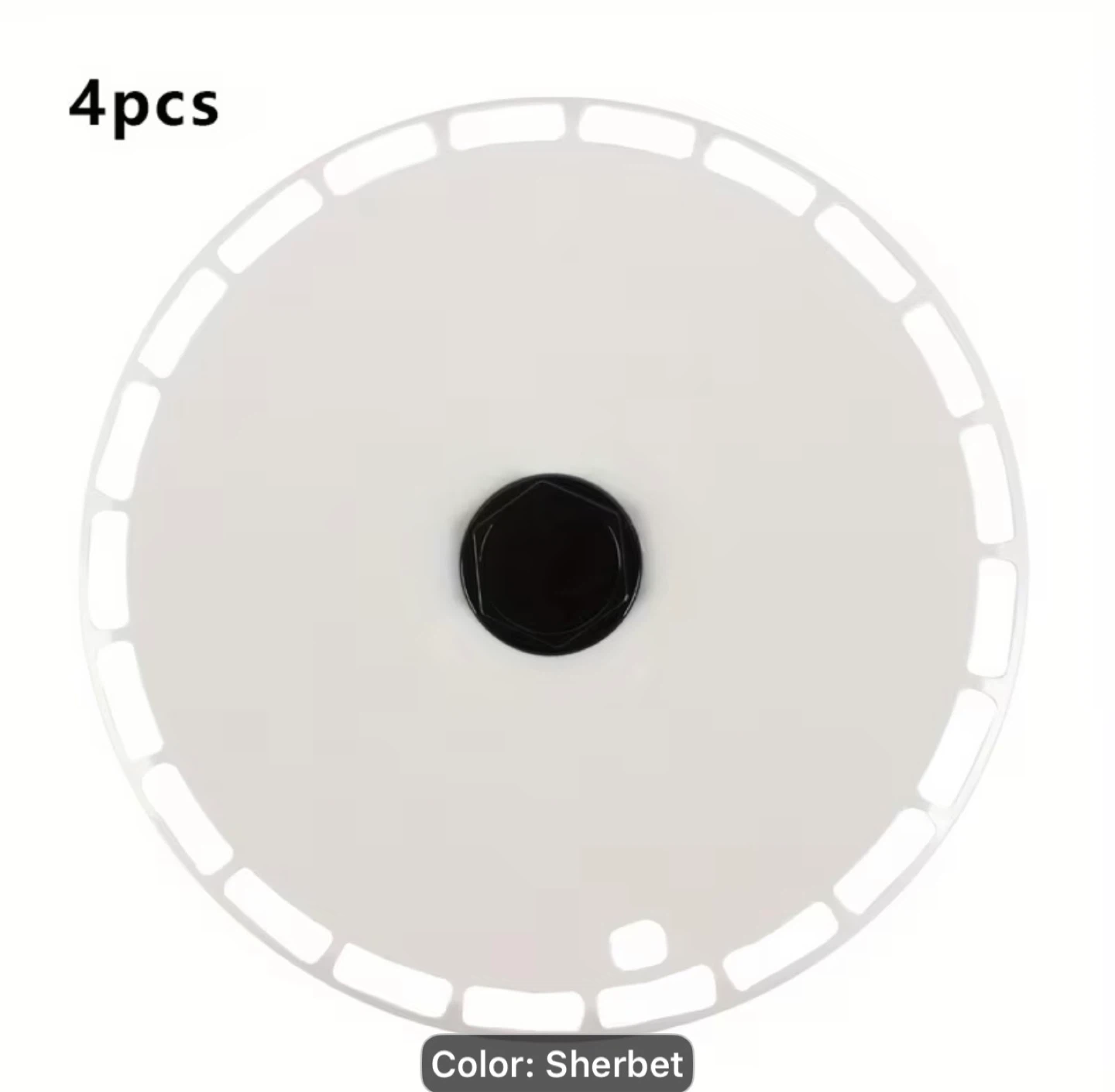 4pc White Wheel Covers for Tesla Model  Y juniper - photo 2
