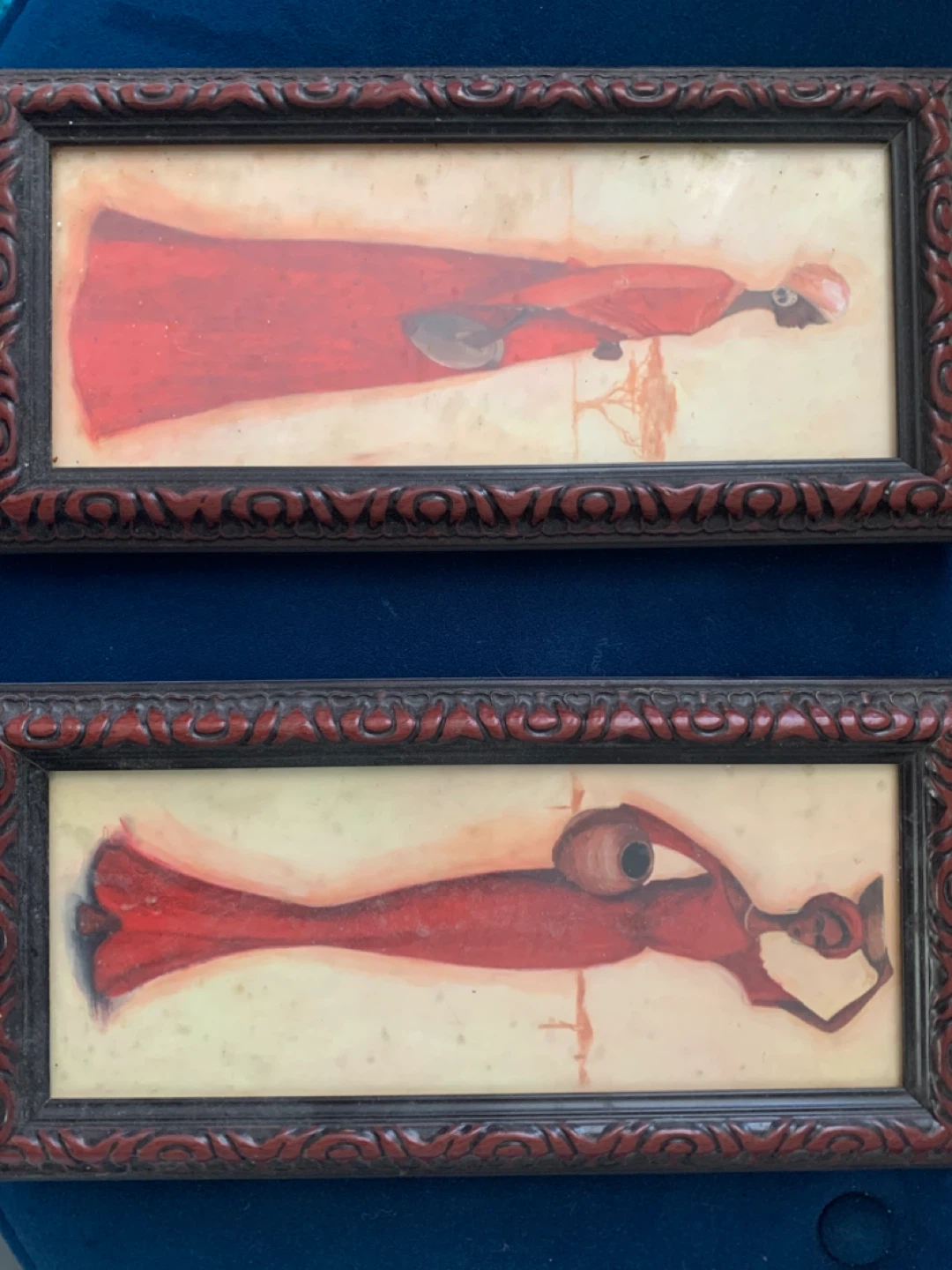 Framed African Art Prints - Set of 2
