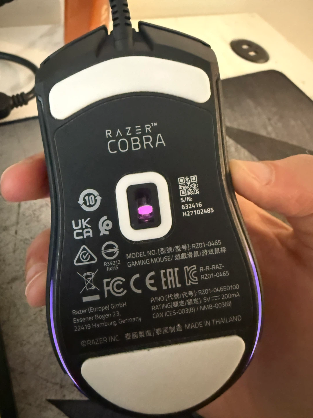Razer Mouse and Corsair Mousepad - photo 2