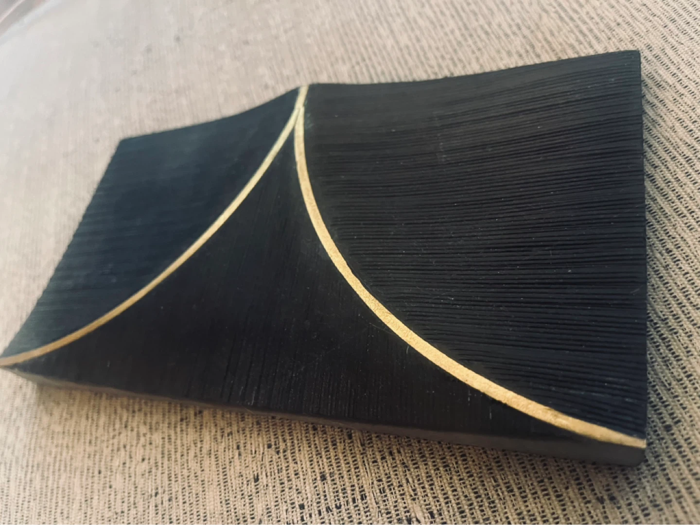 Carved Quartz with Gold Inlay - photo 2