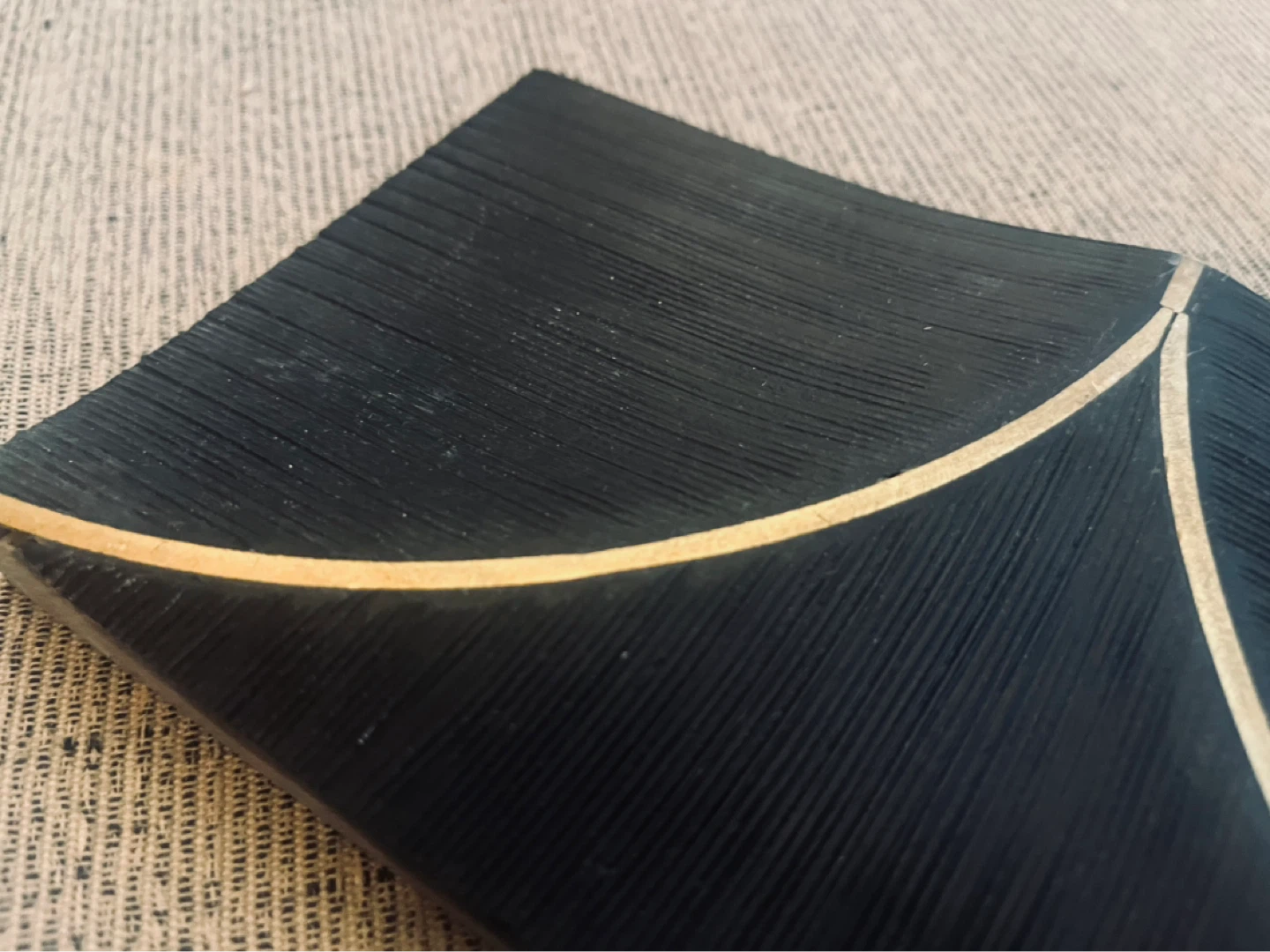 Carved Quartz with Gold Inlay - photo 3