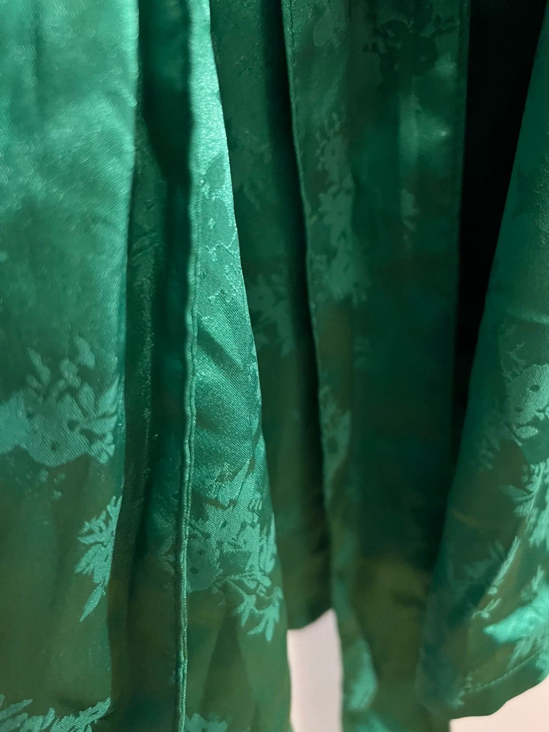 ZARA Green Jacquard Wrap Dress - photo 5