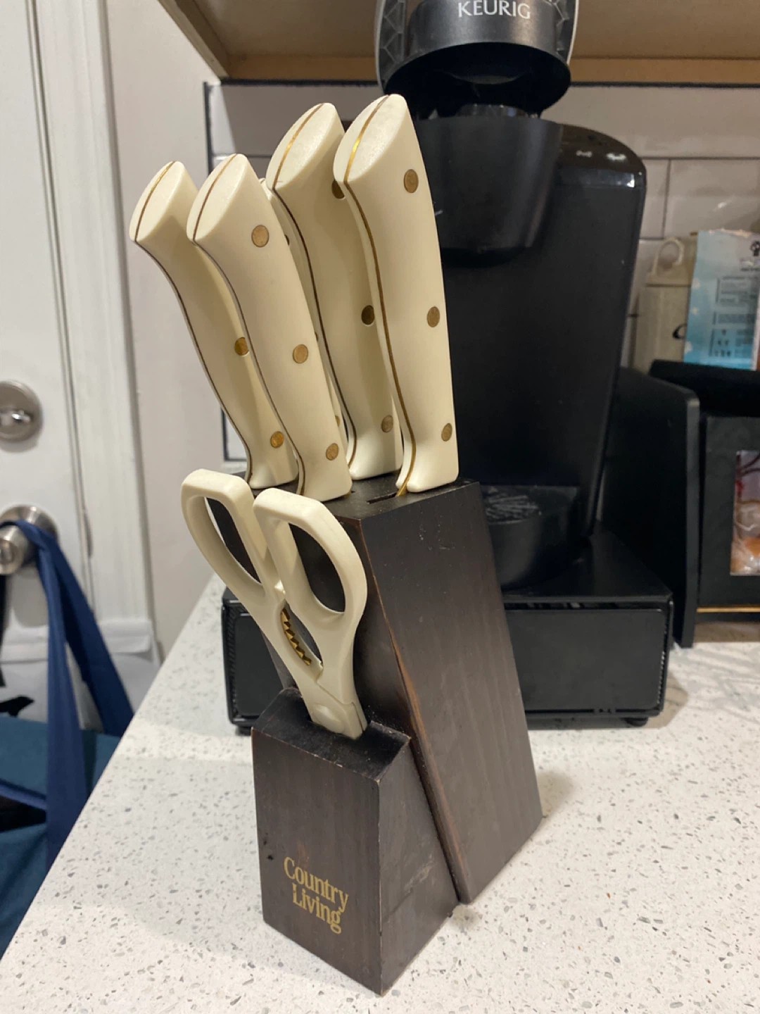 Country Living Knife Set with Block