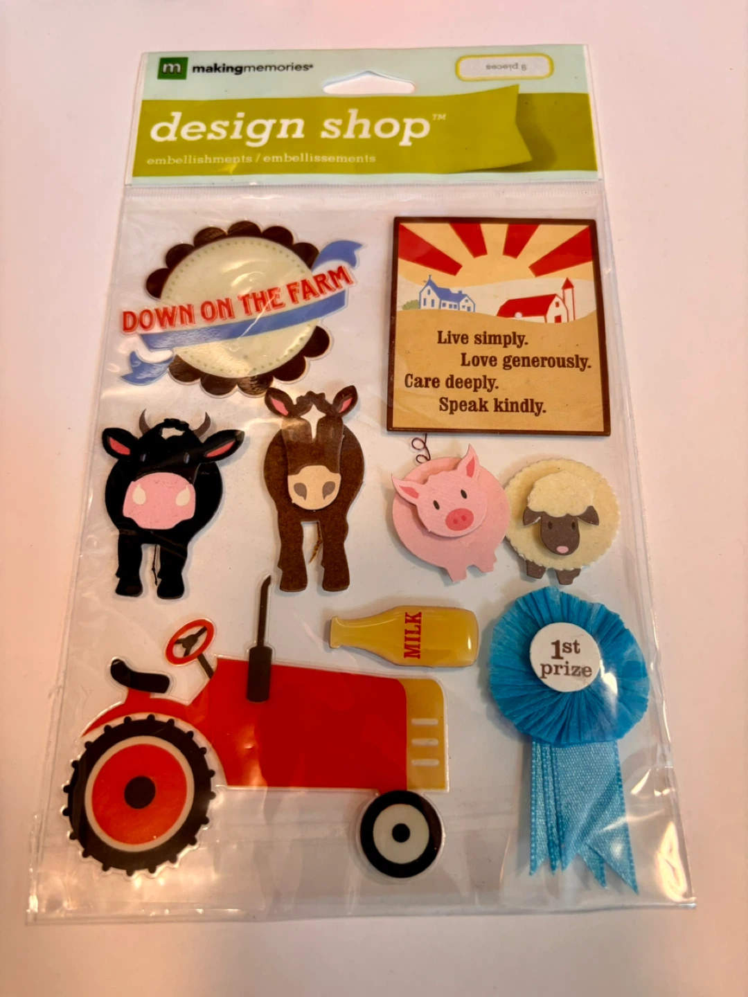 Making Memories Design Shop Farm Stickers