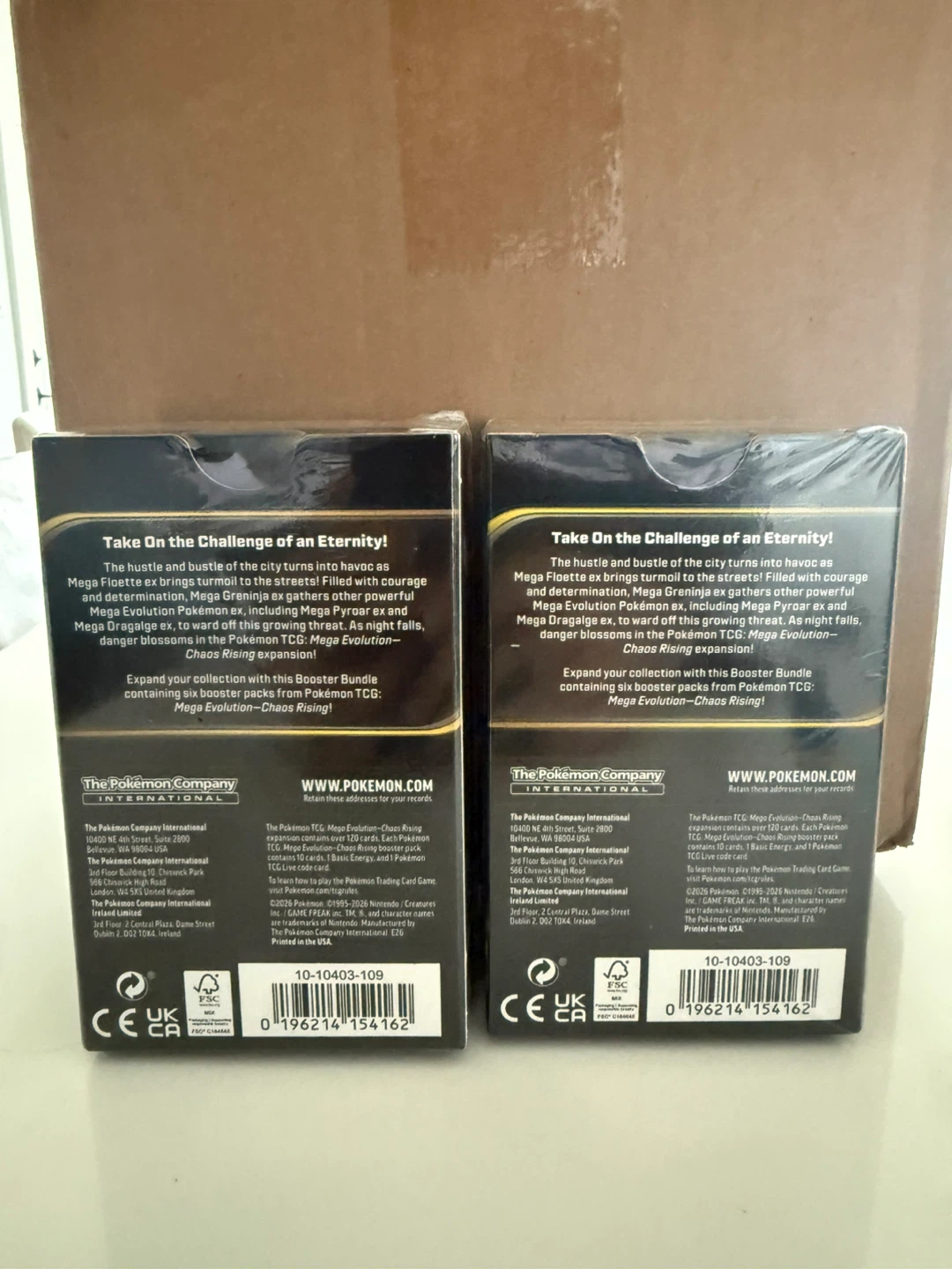 Pokemon TCG Mega Evolution Chaos Rising Booster Bundle - photo 2