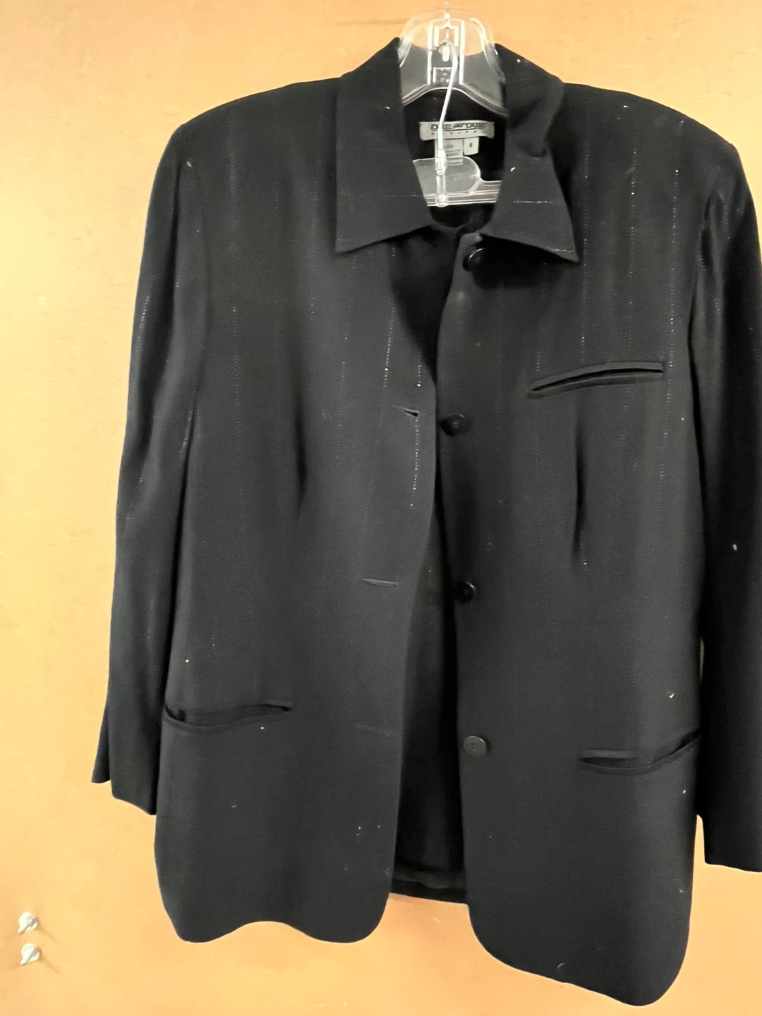 DALE PERDUE PETITES Black Blazer & Skirt