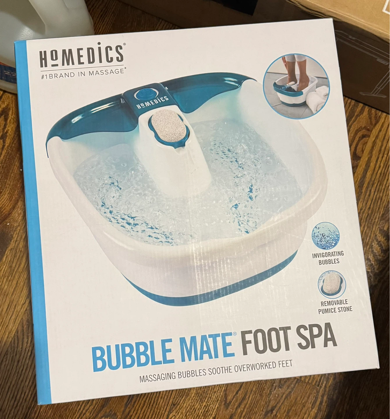HoMedics Bubble Mate Foot Spa