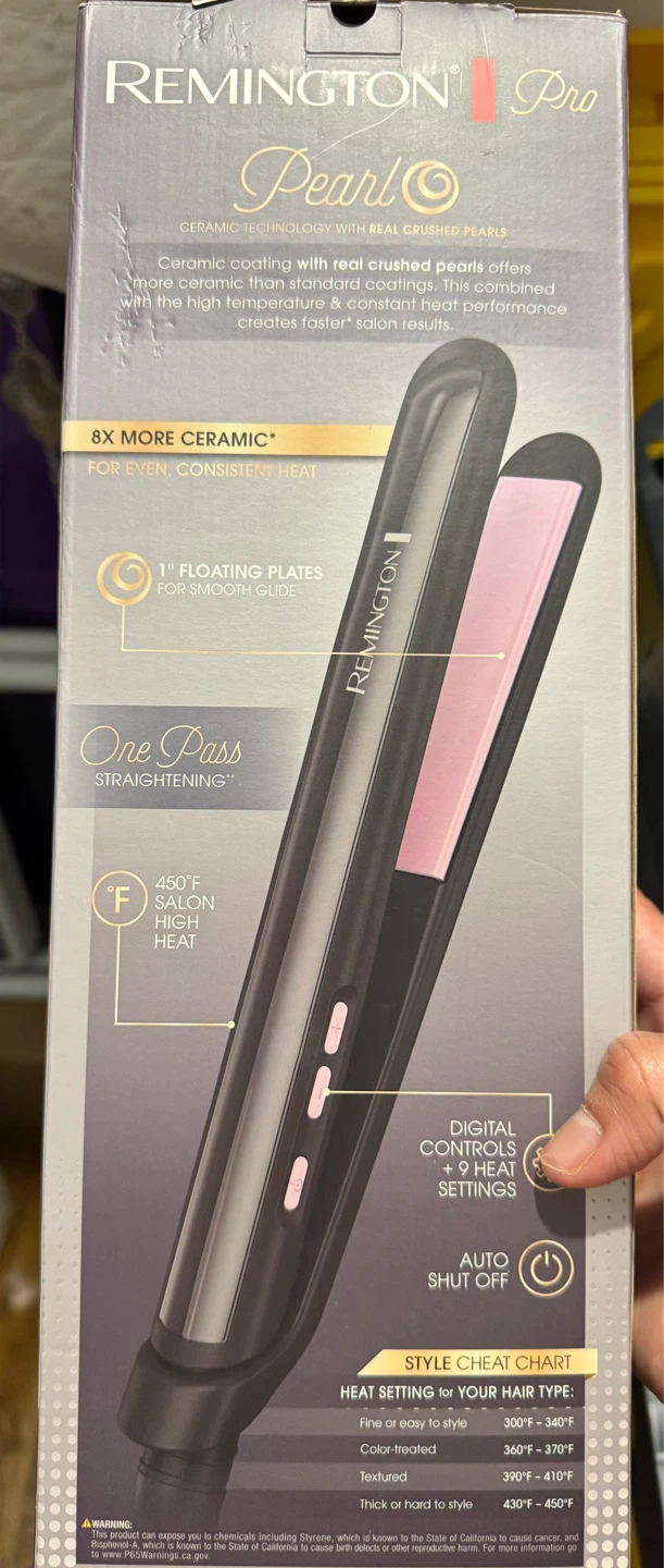 Remington Pro Pearl Ceramic Hair Straightener