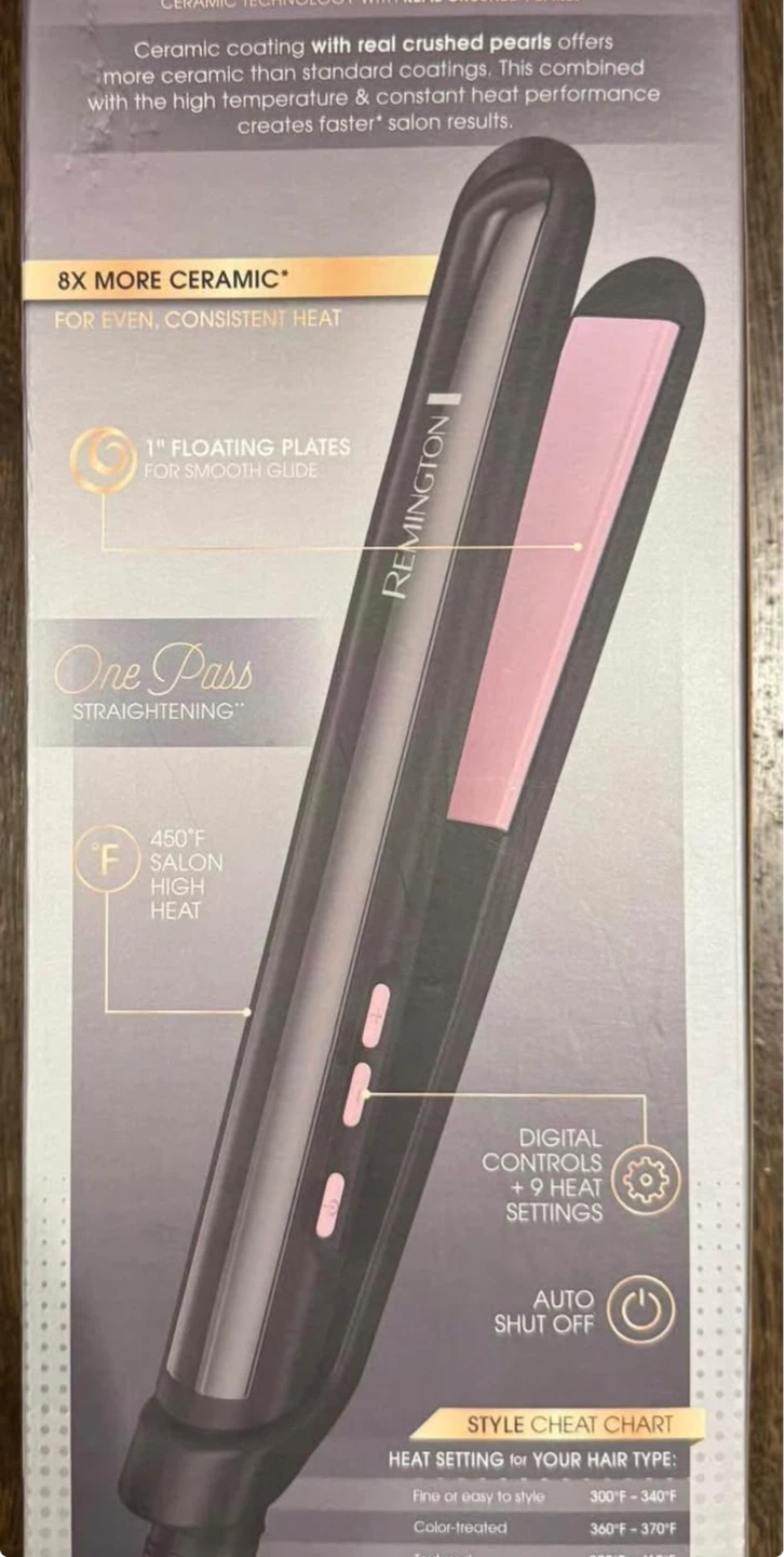 Remington Pro Pearl Ceramic Hair Straightener - photo 3