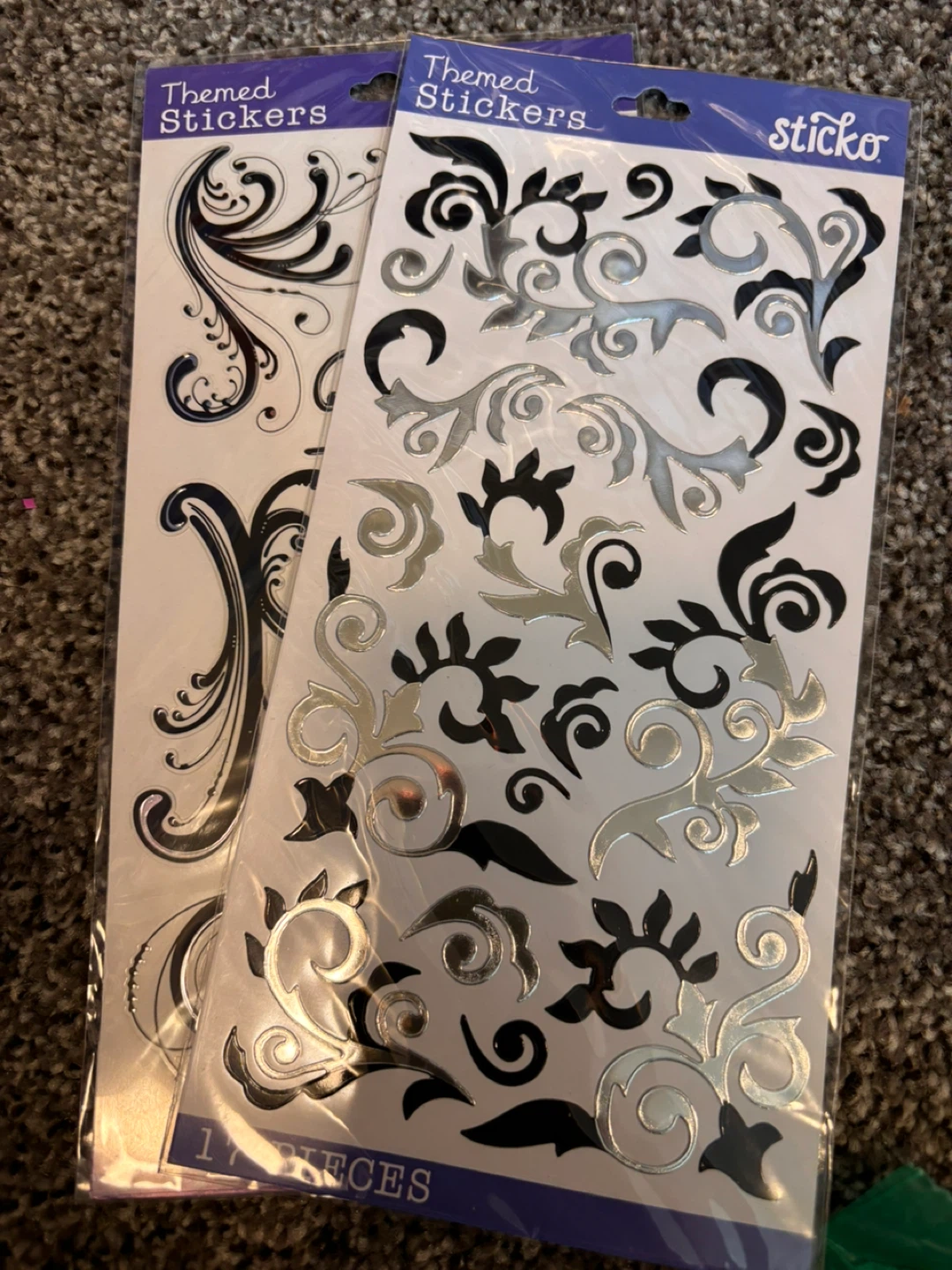 Sticko Themed Decorative Stickers (2 Sheets)