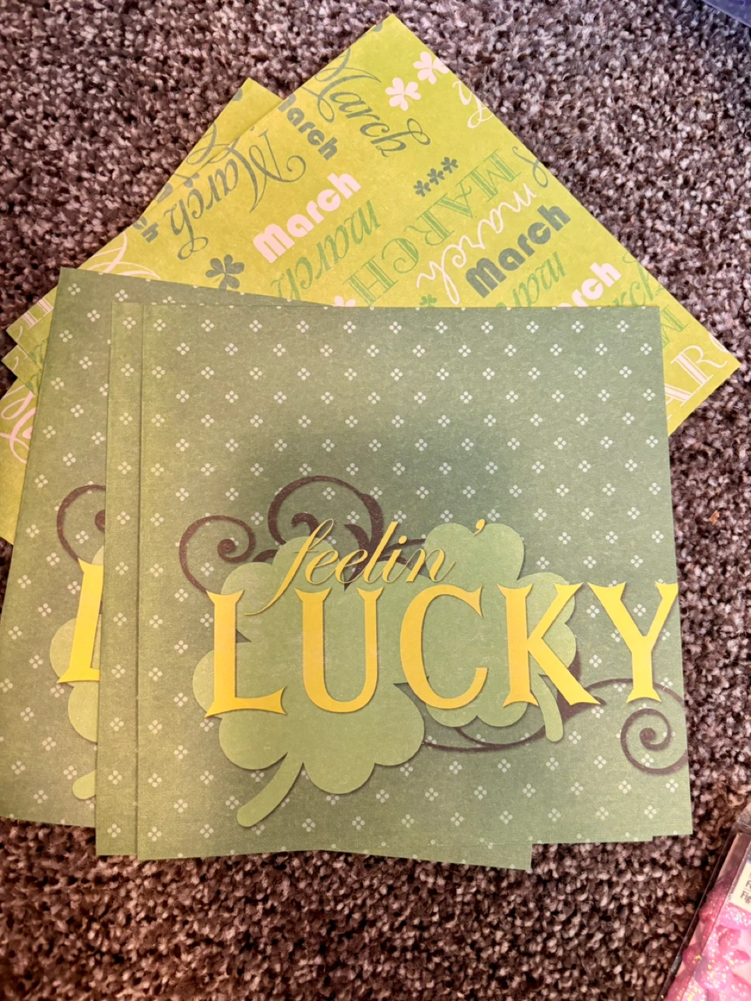 St. Patrick's Day Themed Stickers and paper - photo 2