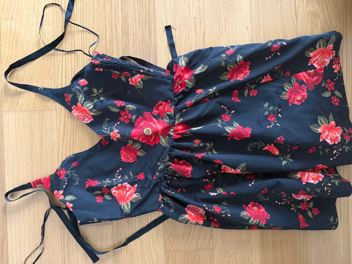 Women's Floral Print Fit & Flare Dress - photo 2