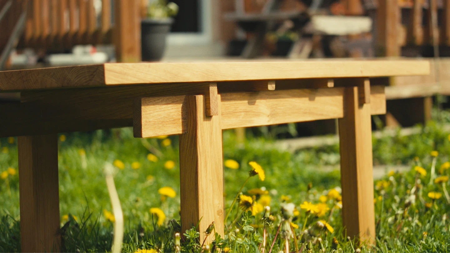 White Oak Handmade Coffee Table | 100% Solid Wood - photo 5