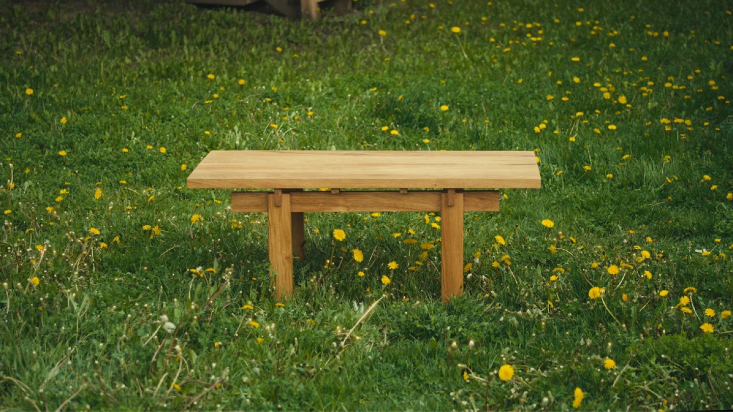 White Oak Handmade Coffee Table | 100% Solid Wood - photo 4