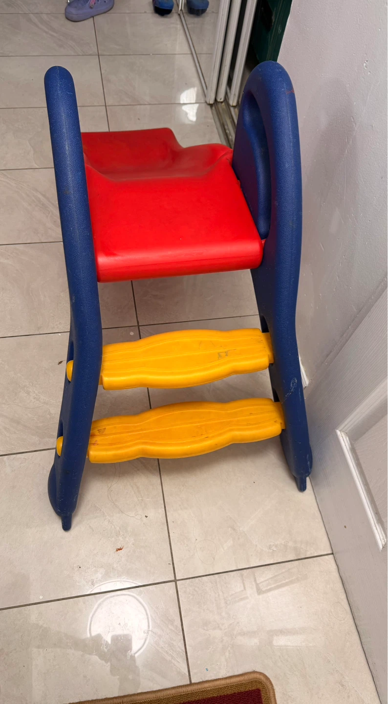 Kids Plastic Slide - Red and Blue - photo 2