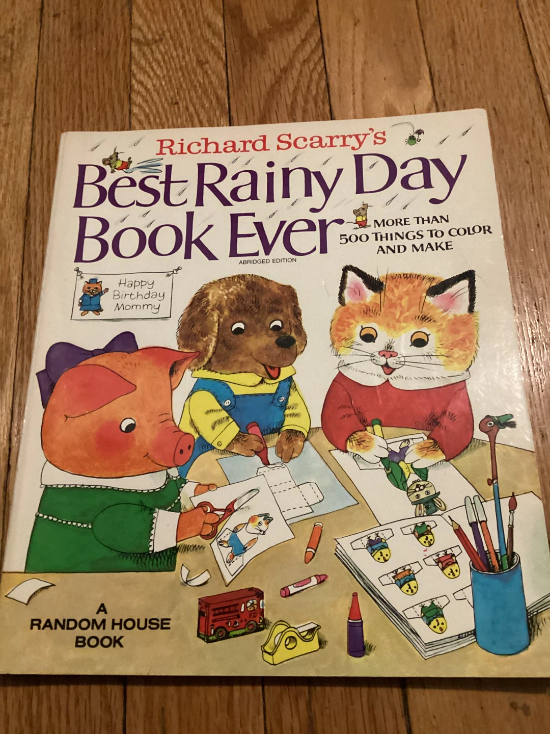 New Richard Scarry's Best Rainy Day Book Ever Abridged Edition
