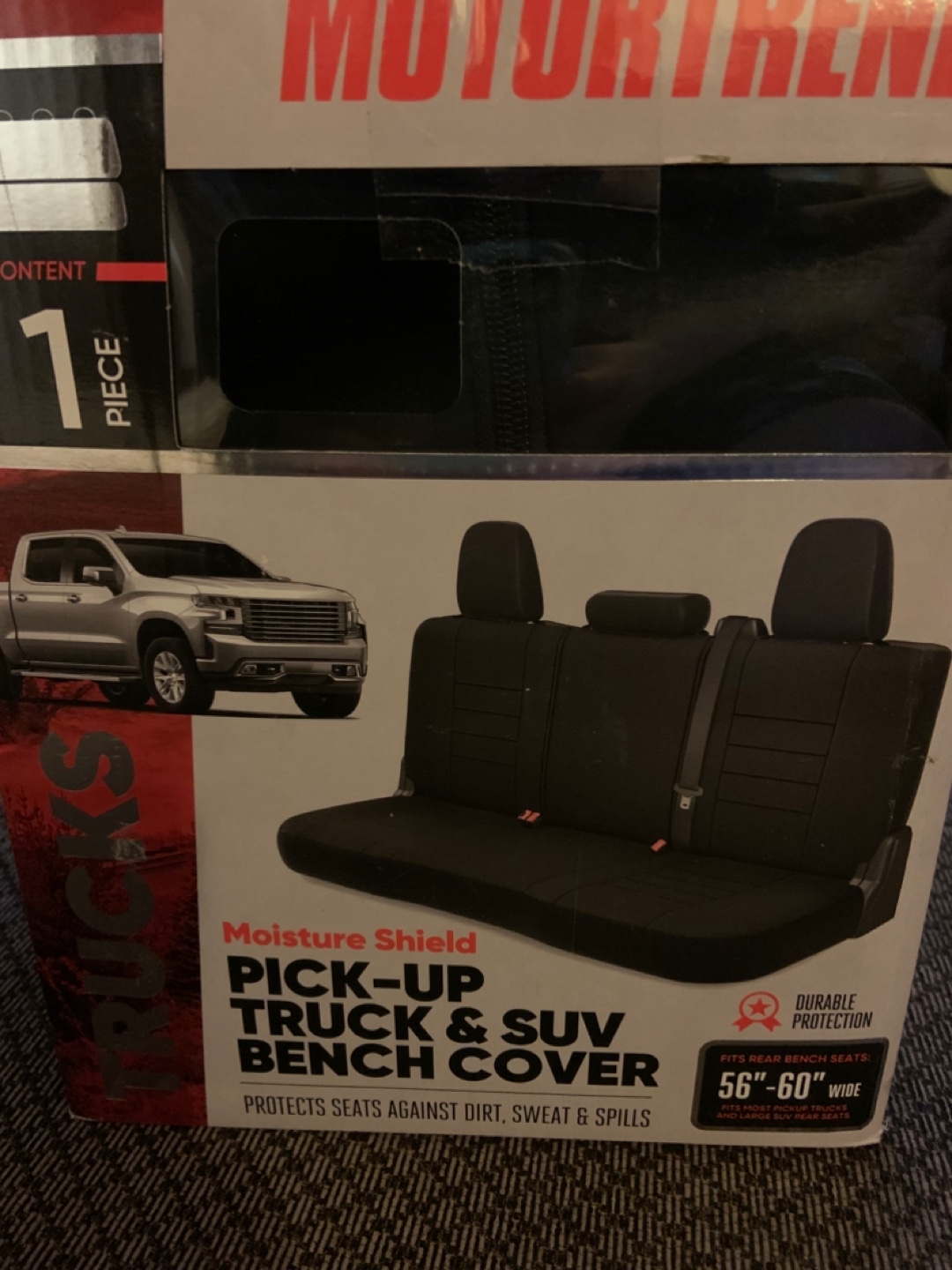 MotorTrend Pick-Up Truck & SUV Bench Seat Cover