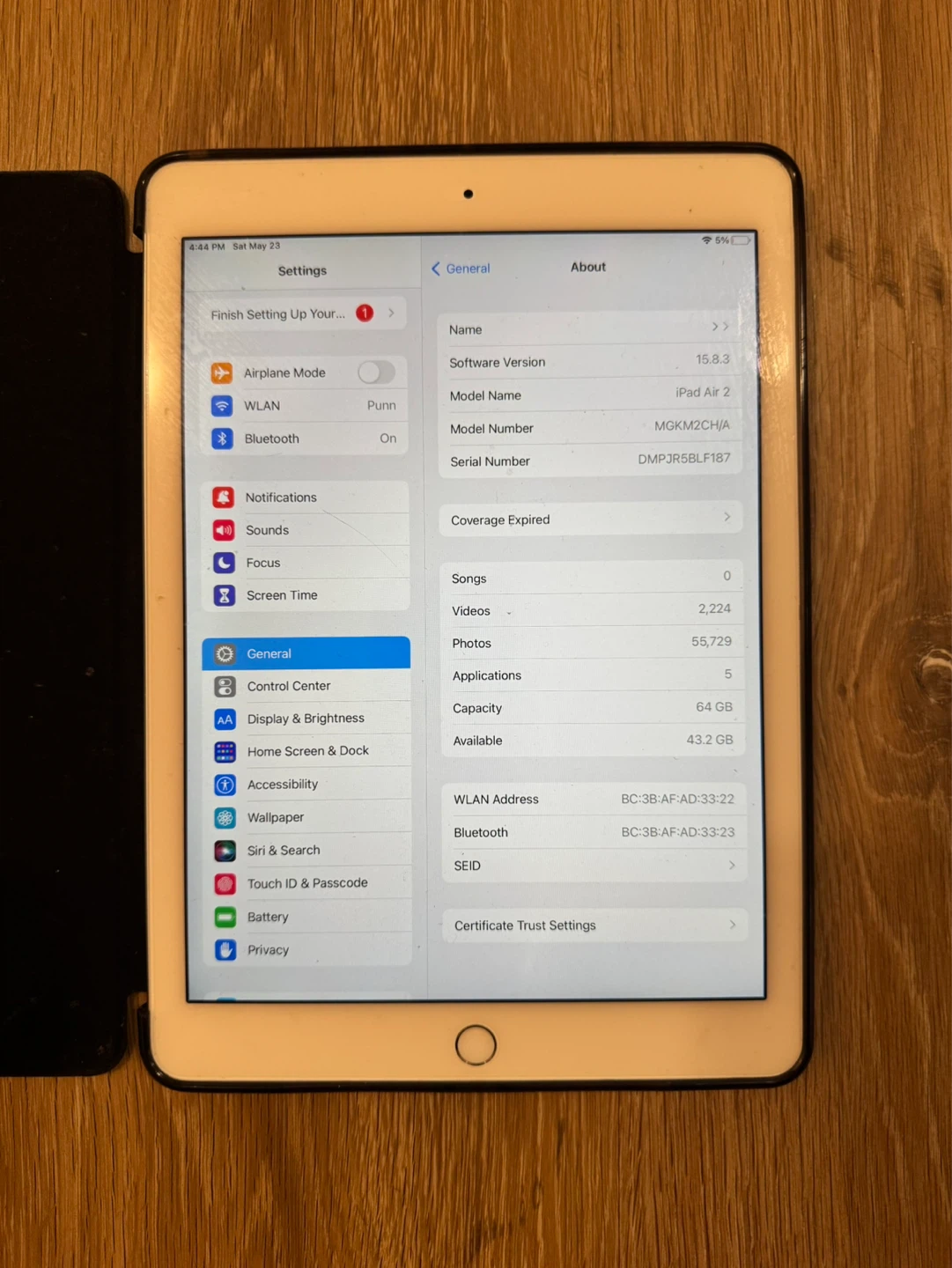 iPad Air 2 White 64GB A1566 - photo 5