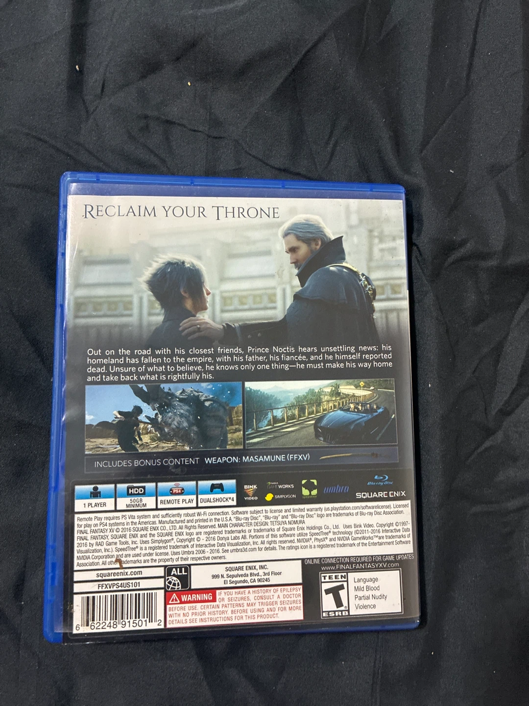 PlayStation 4 Final Fantasy XV Day One Edition Game - photo 2