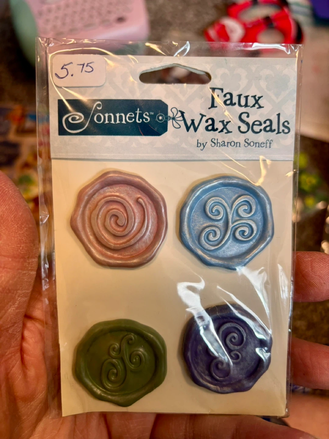 Sonnets Faux Wax Seals by Sharon Soneff