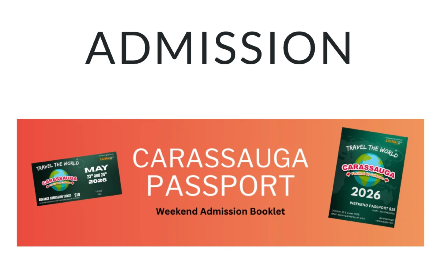Carassauga Passport Weekend Admission 2026