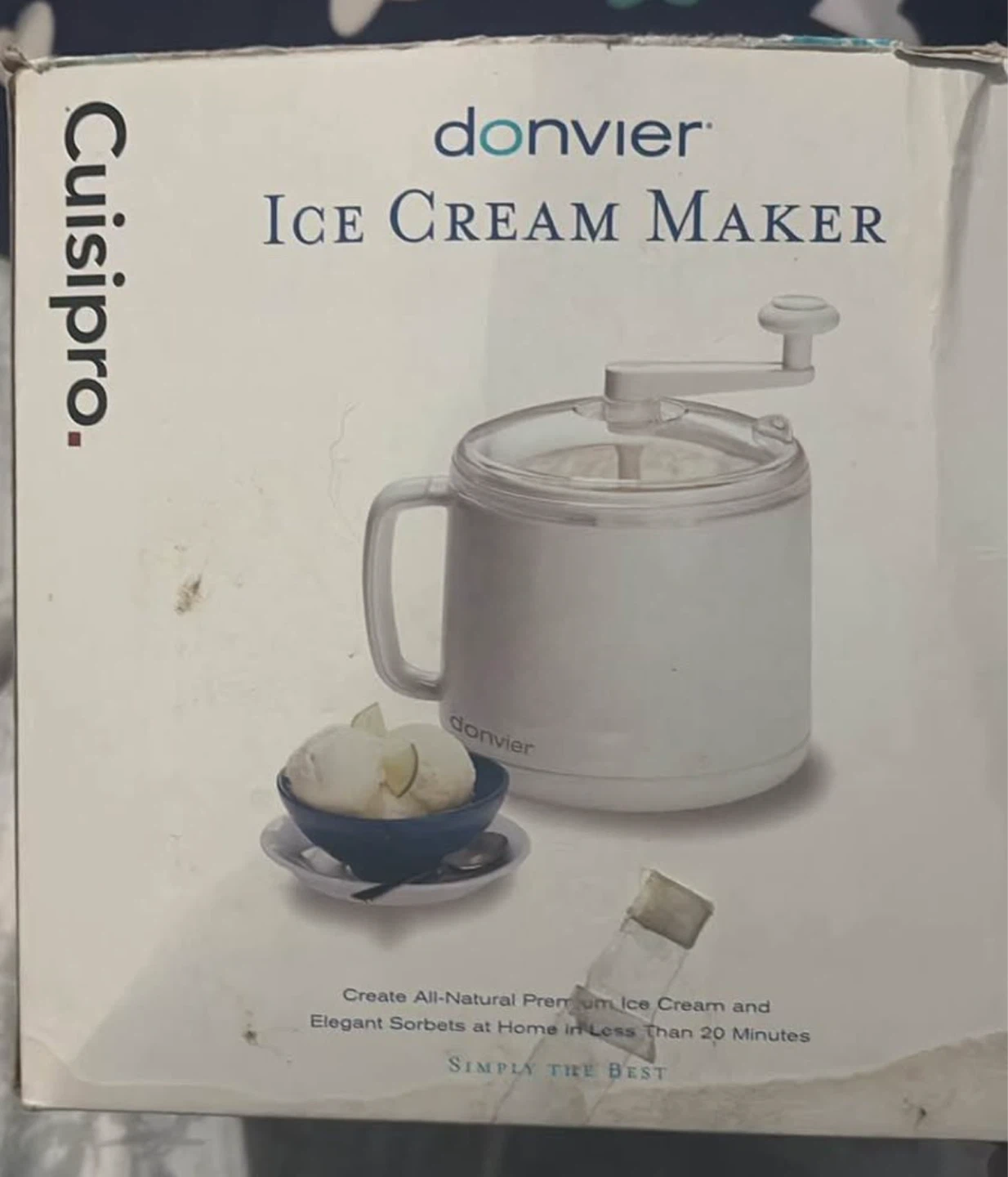 Donvier Ice Cream Maker by Cuisipro