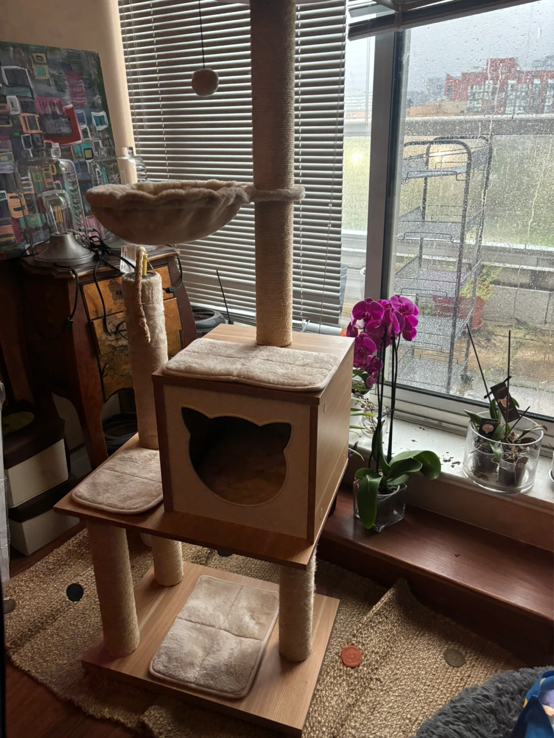 Multi-level Cat Tree Condo with Hammock - photo 2