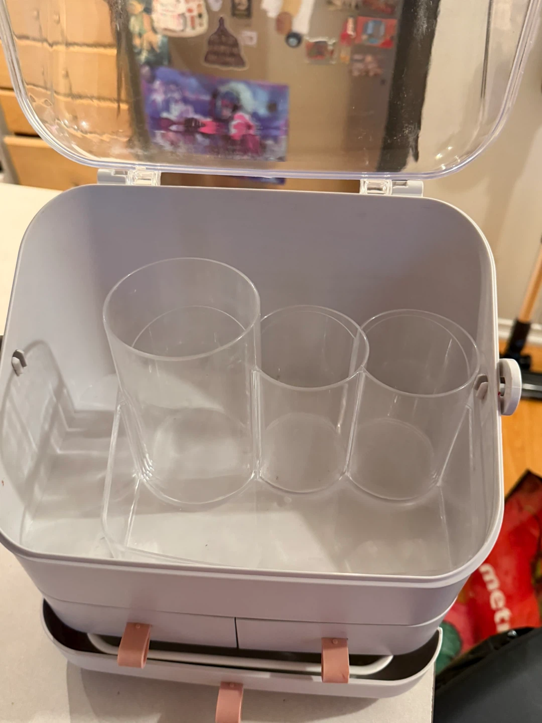 Cosmetic Organizer with Drawers and Lid - photo 4