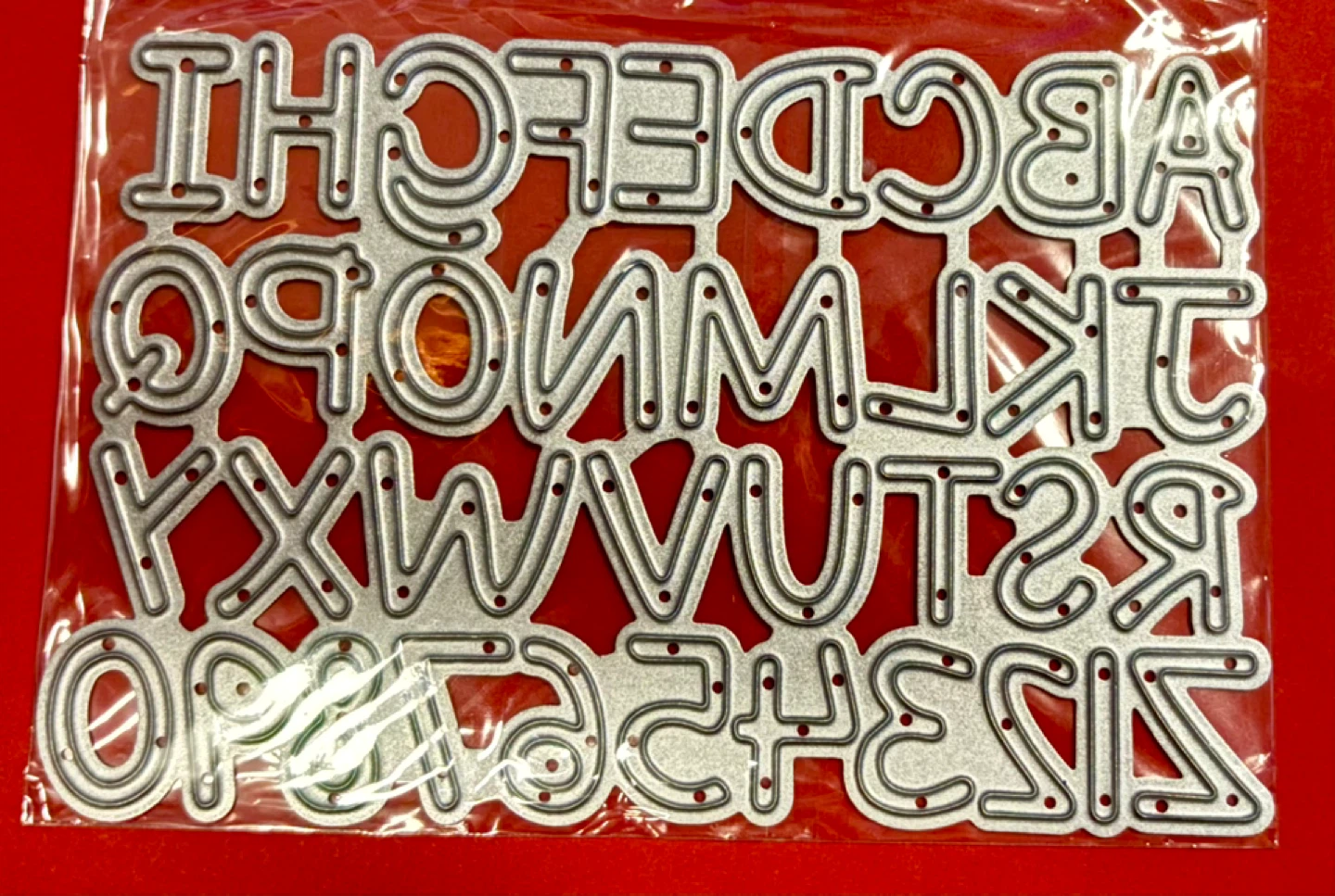Alphabet Letter Metal Cutting Die Set