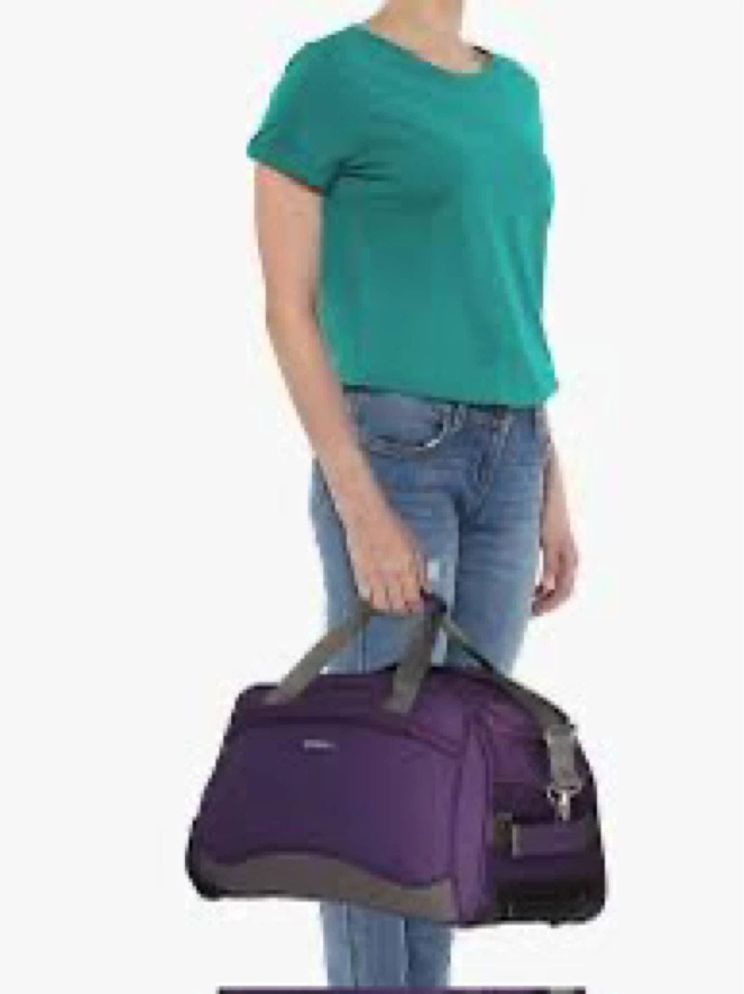 Purple Urban Rolling Duffle Bag