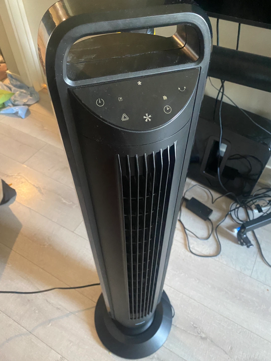 Seville Classics Black Tower Fan with Remote - photo 2