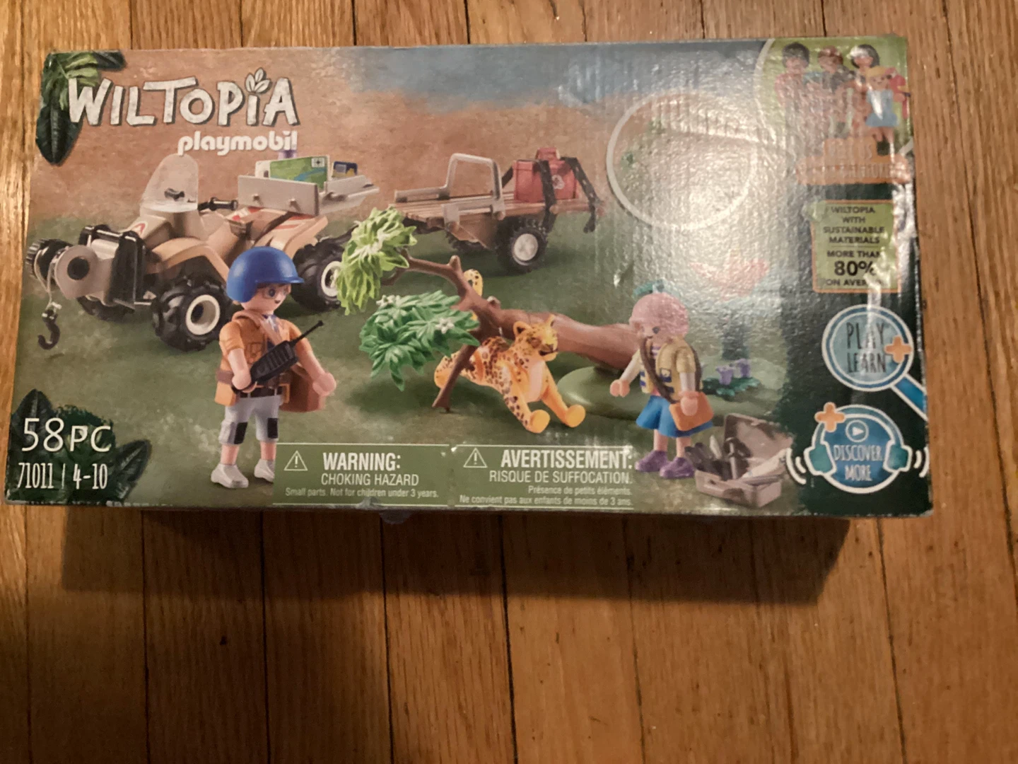 Playmobil Wiltopia Zoo Animal Play Set with Figures