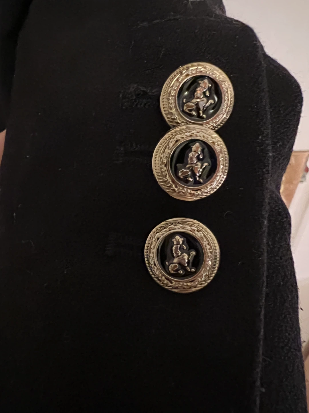 ZARA Black Double Breasted Blazer - photo 3