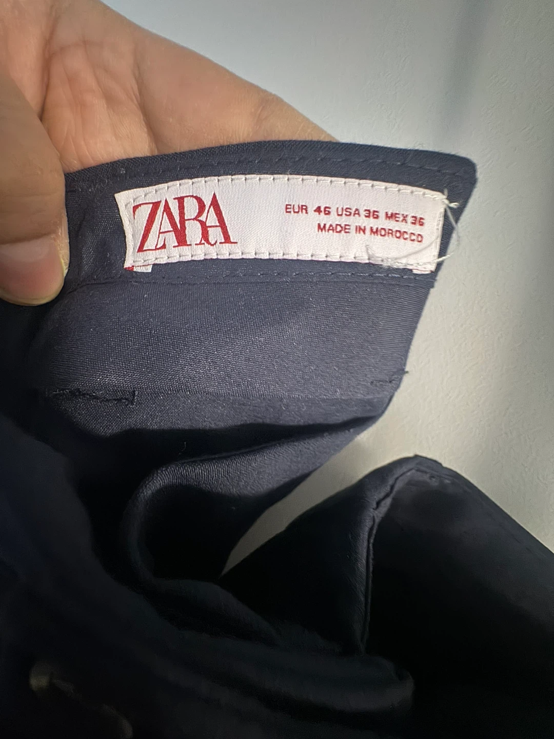 Zara Men's Dress Pants Navy Blue EUR 46 USA 36 - photo 2