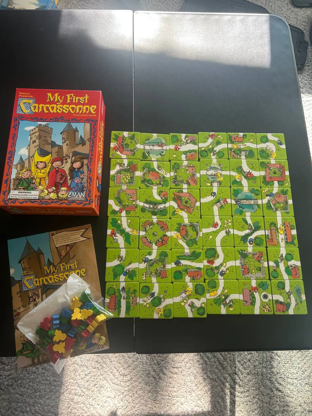 My First Carcassonne Board Game Like-new condition - photo 2