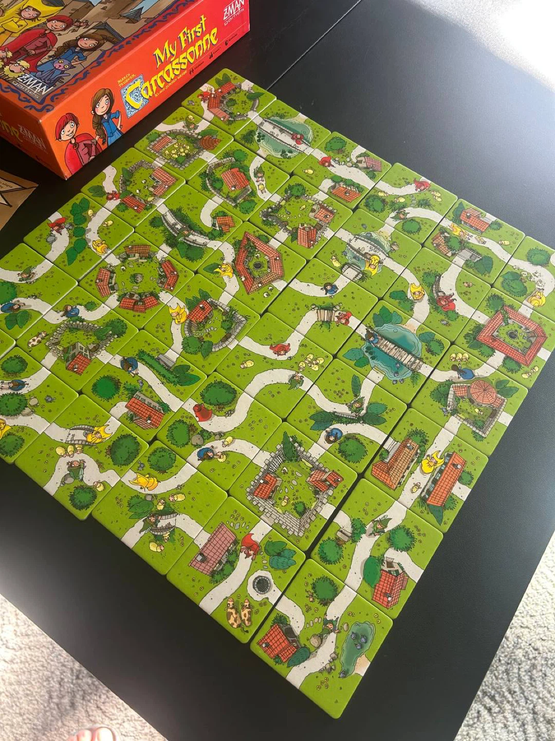 My First Carcassonne Board Game Like-new condition - photo 3