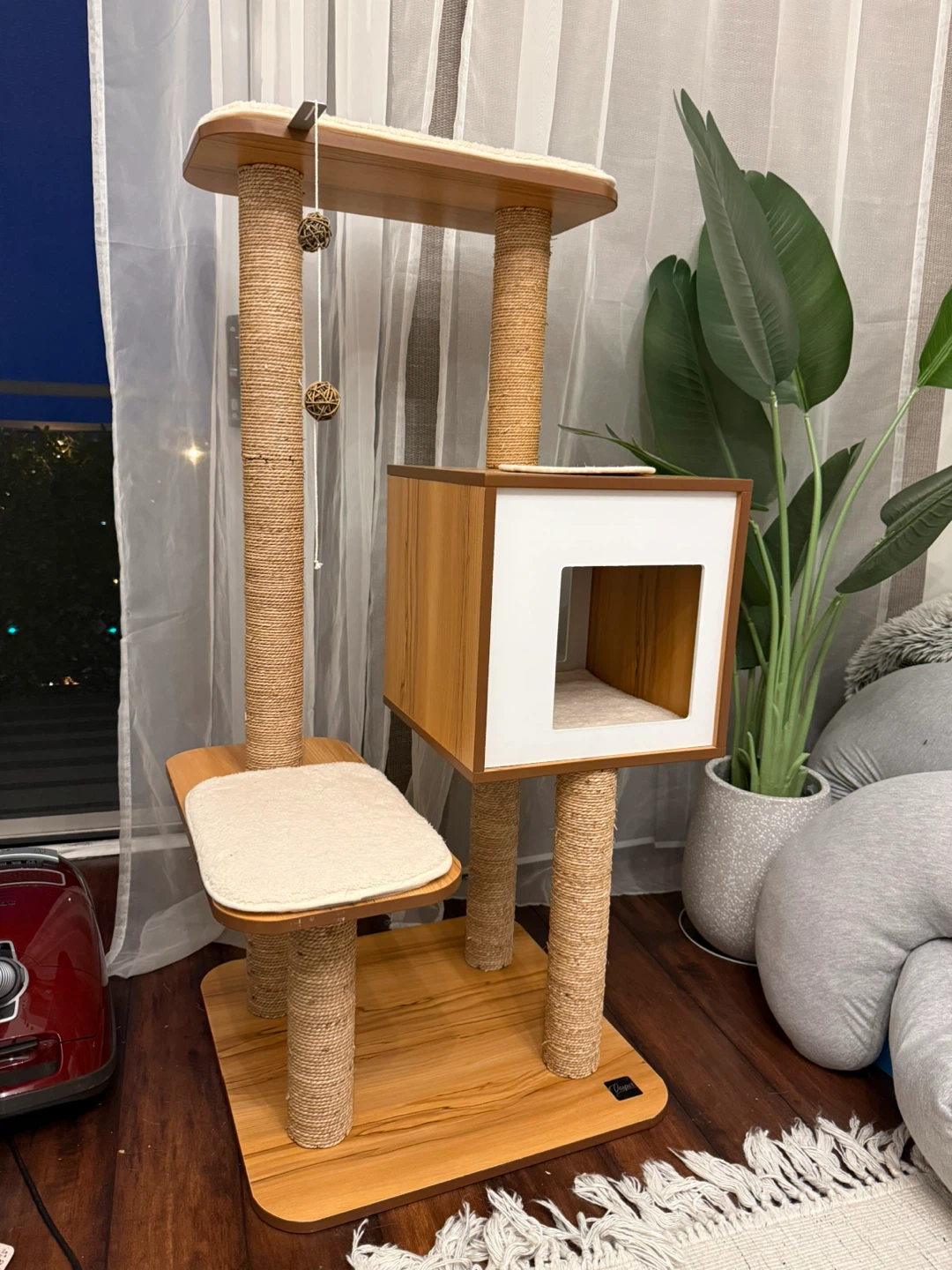 Catit Vesper High Base 122-cm Cat Tree, Walnut - photo 2