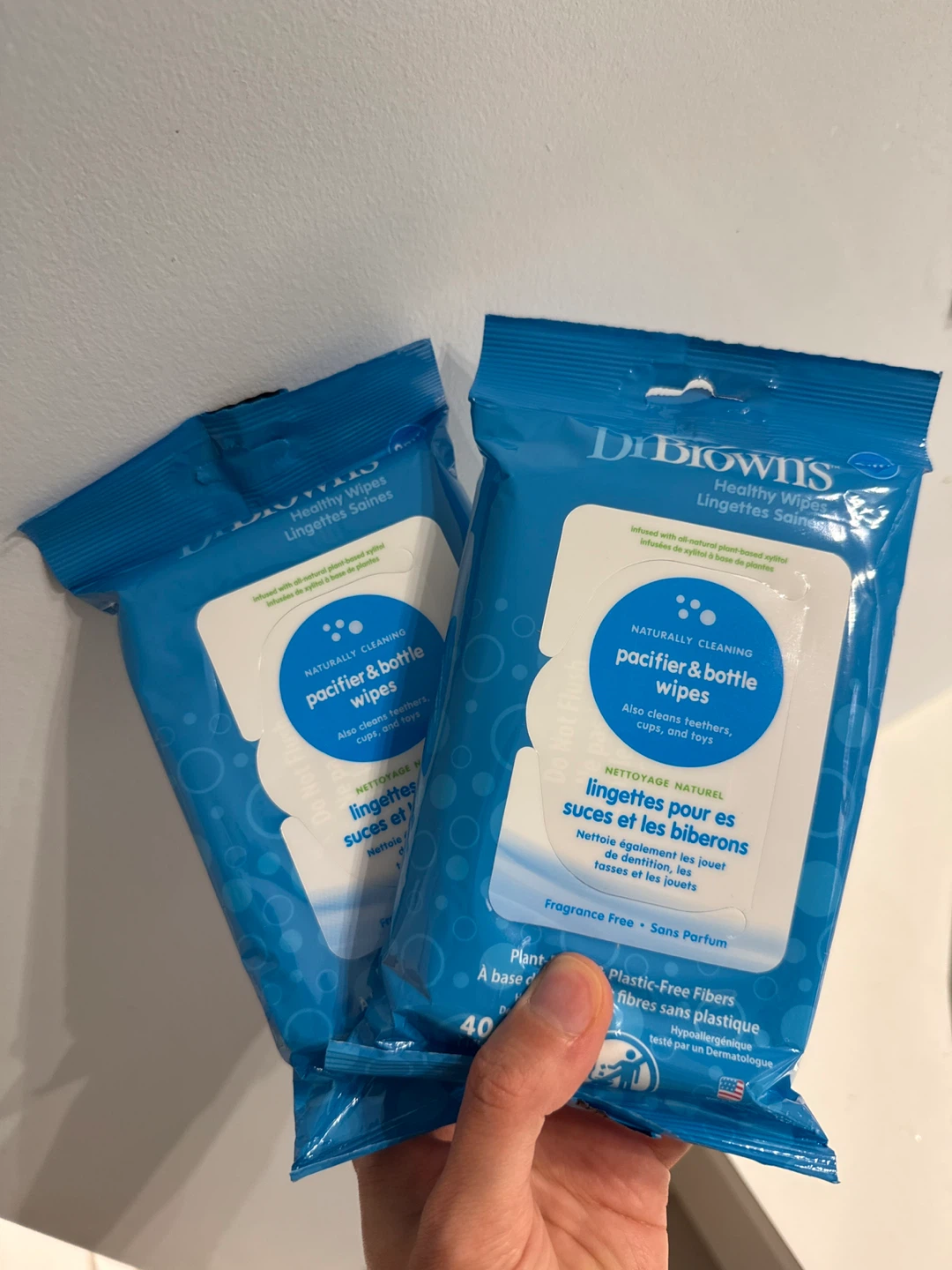 Dr. Brown's Pacifier & Bottle Wipes - 2 Pack