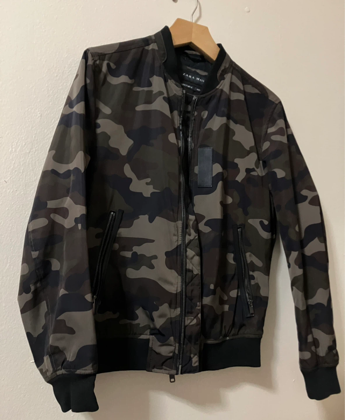 Zara Camo Bomber Jacket