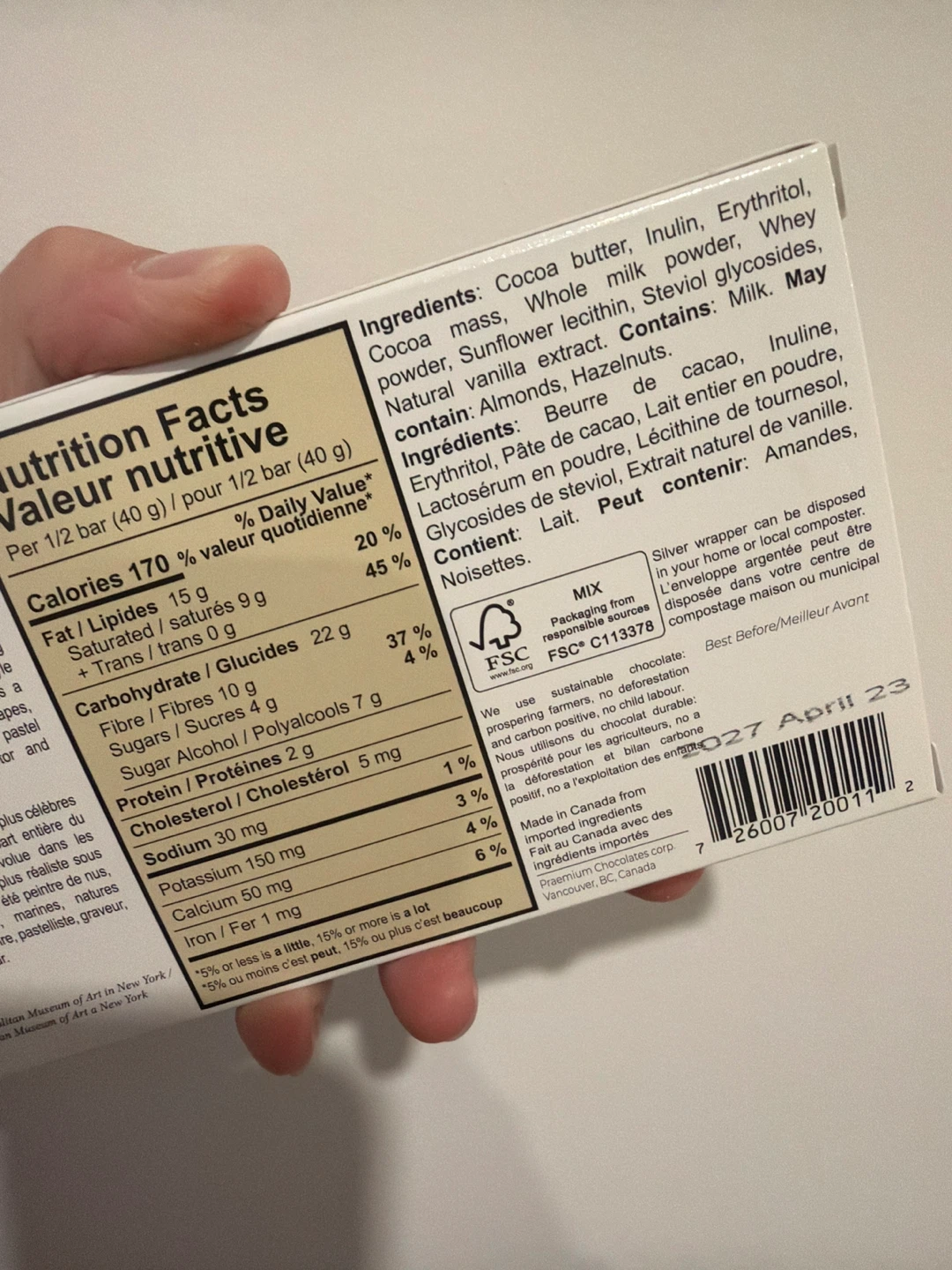 Le Guerbois Milk Chocolate Bar 80g - photo 3