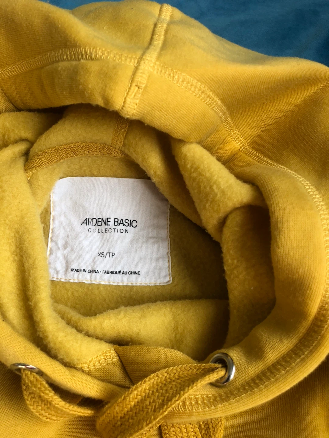 Ardenne Basic Collection Yellow Hoodie XS/TP - photo 3