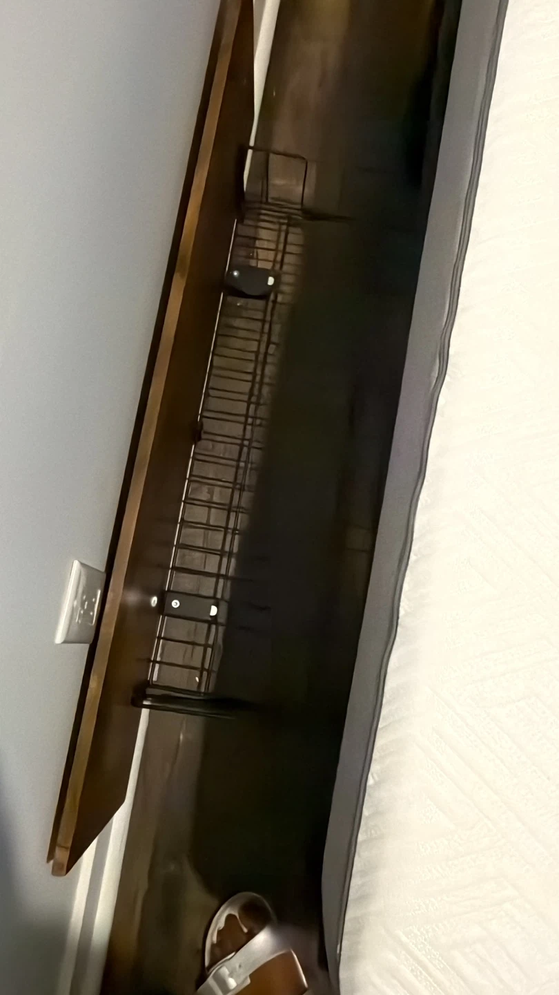 Queen Bed Frame with Mattress and Pillows - photo 3