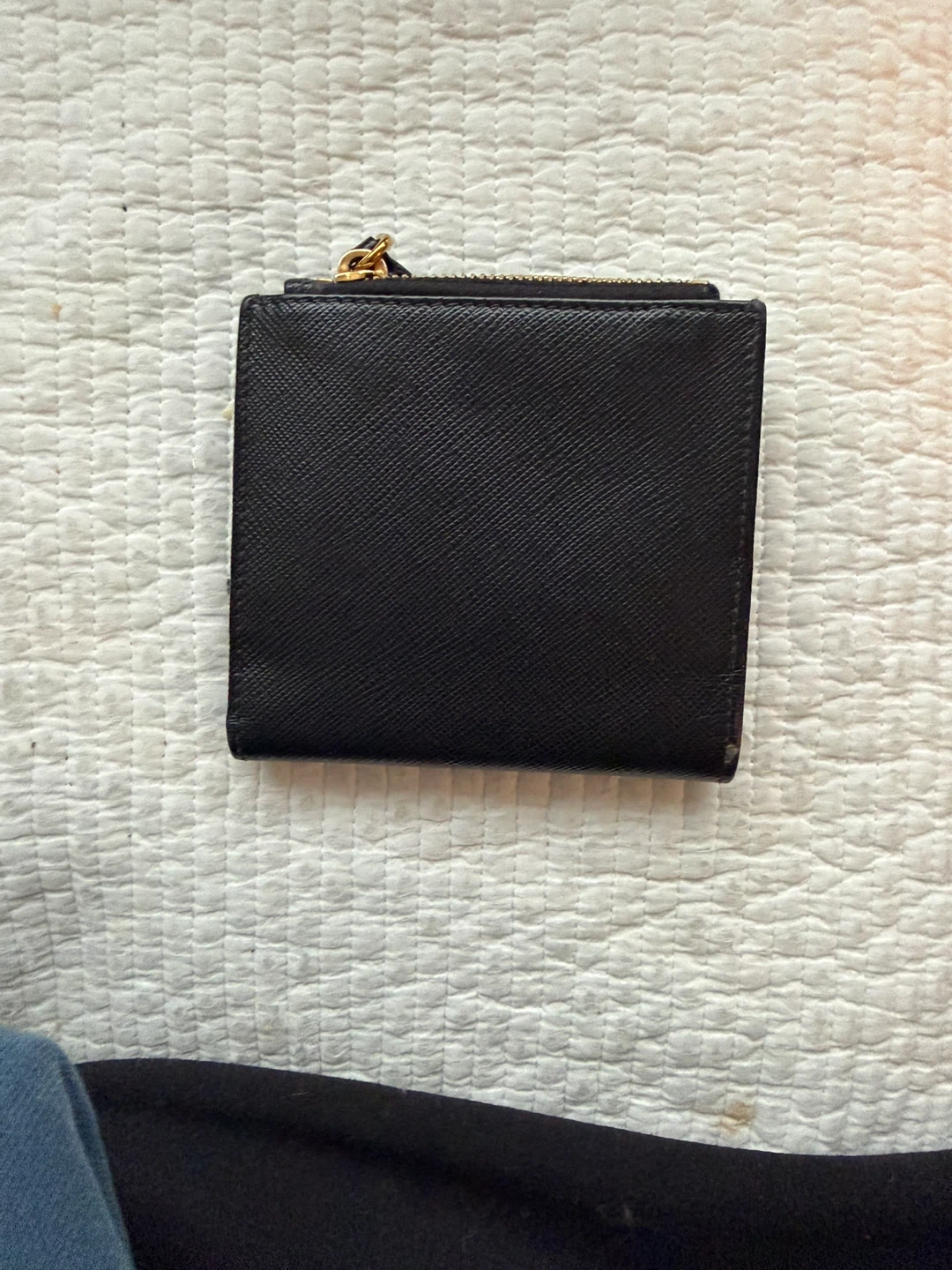Prada Small Saffiano and Smooth Leather Wallet - photo 3