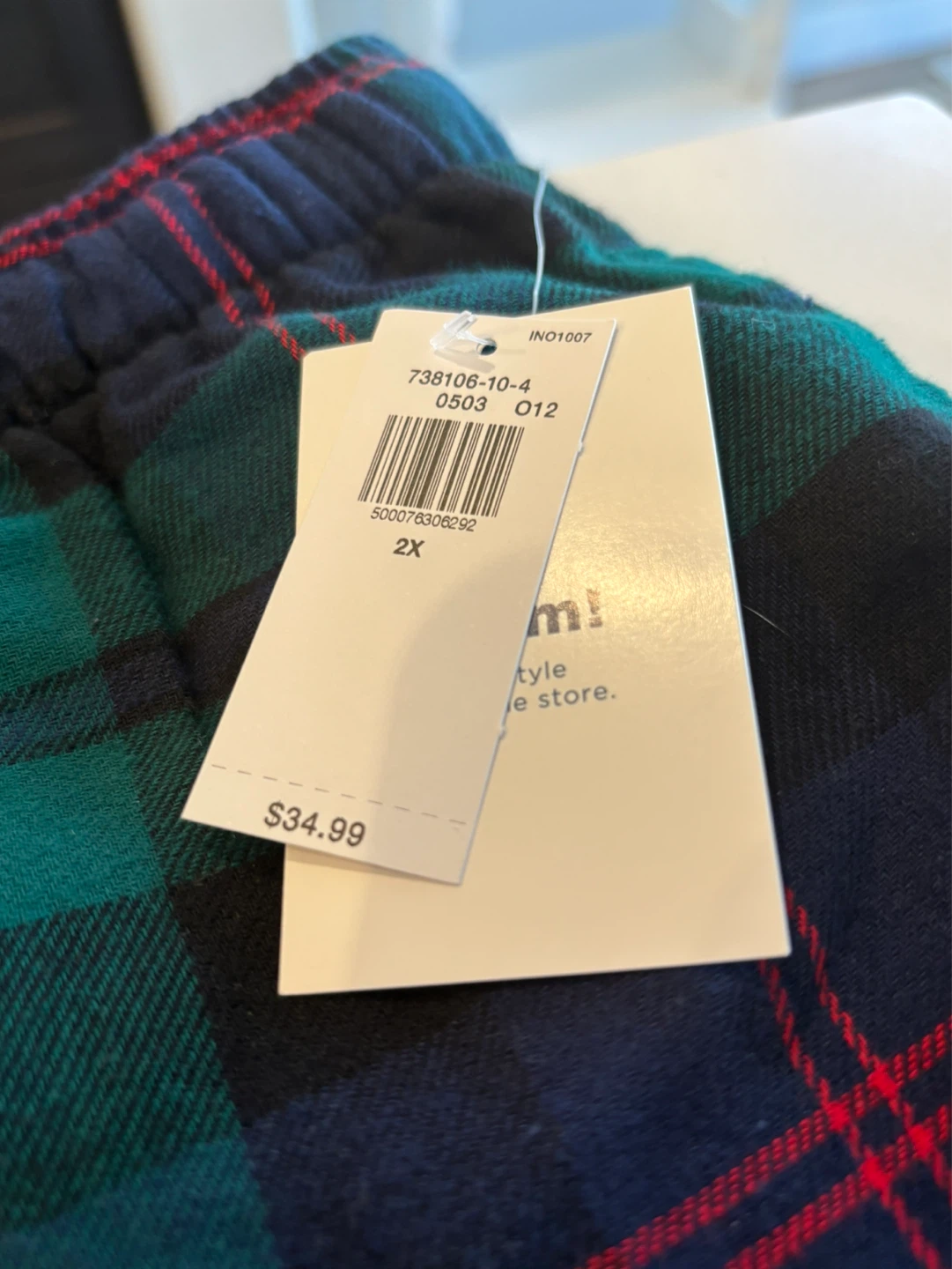 Brand New - Old Navy Men’s Size 2X Pajama Bottoms For Sale - photo 3