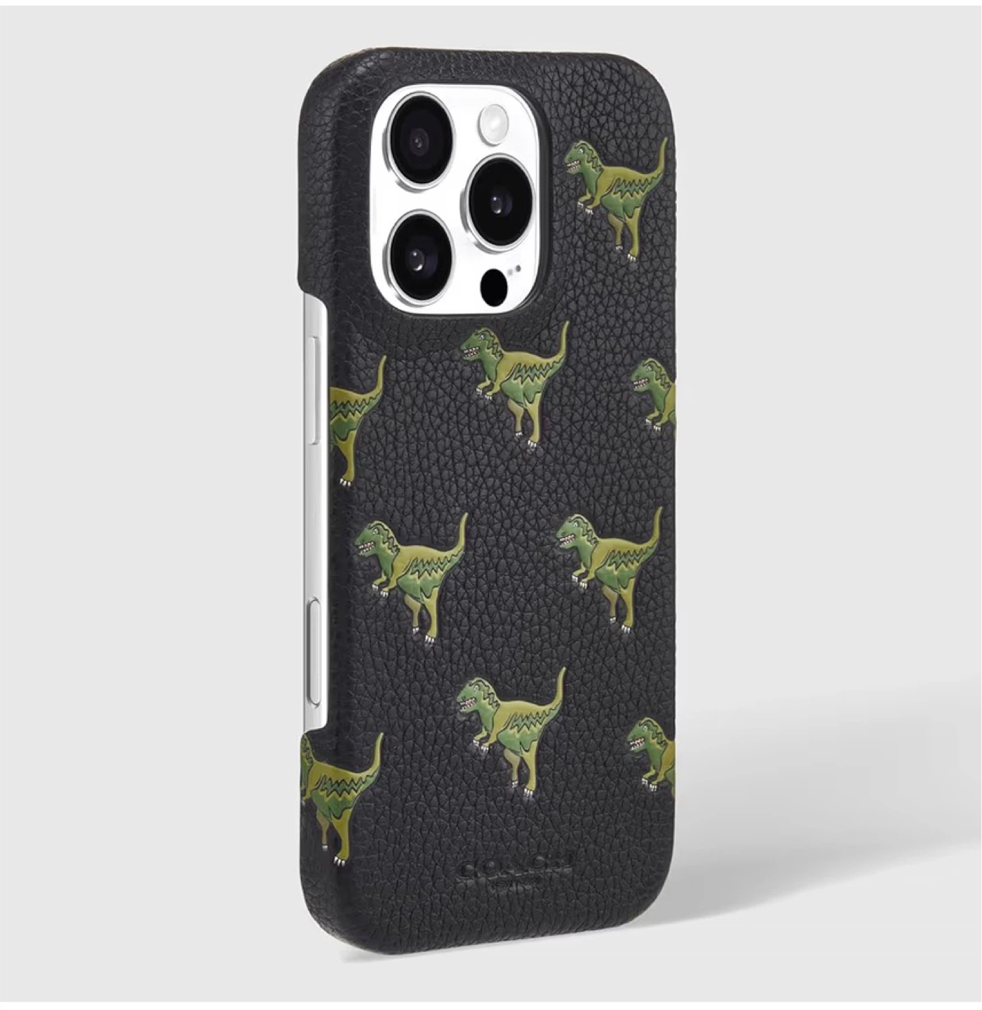 New Leather IPhone 16 Case Coach (Authentic) Dinosaur Print - photo 5