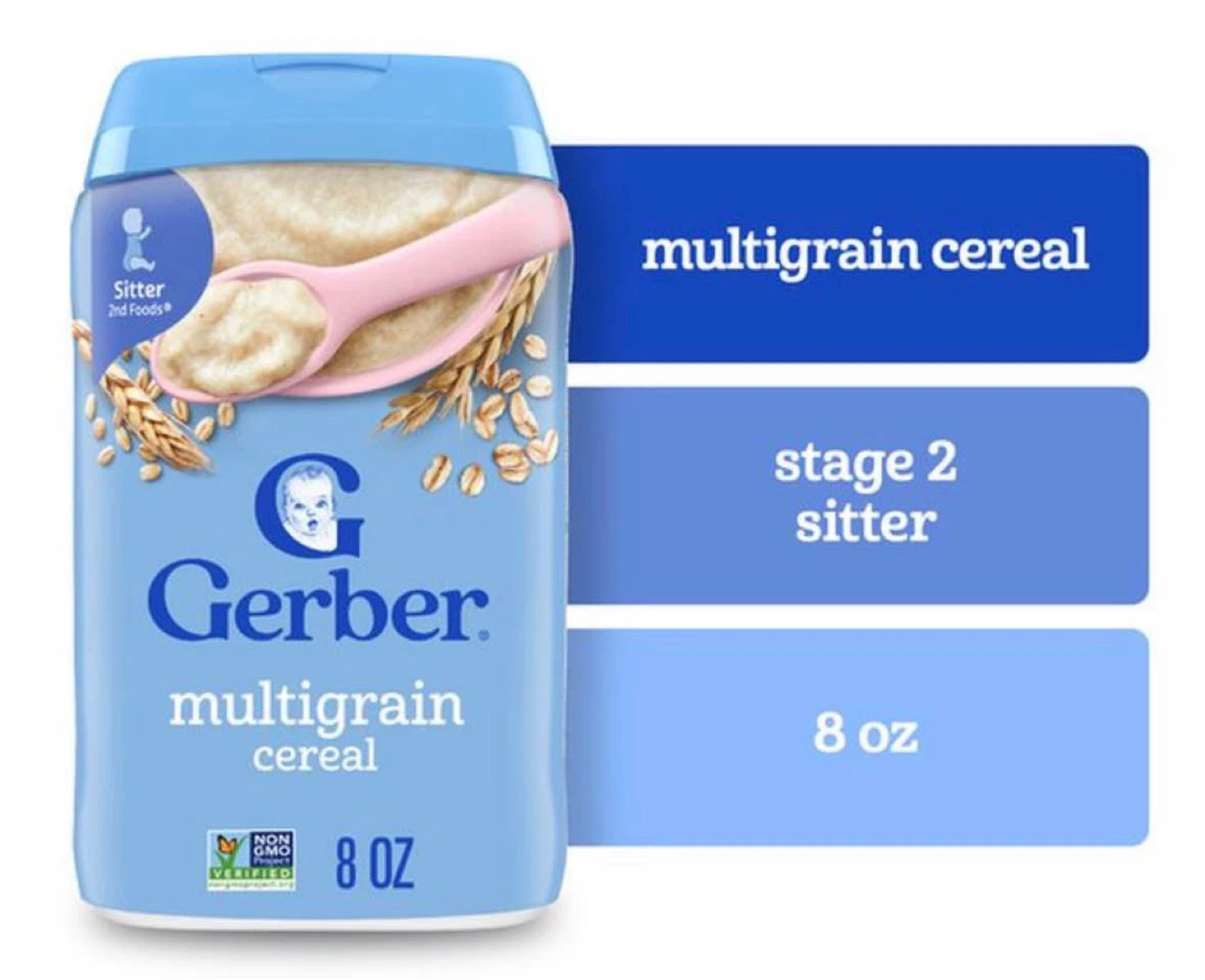 Gerber Multigrain Cereal Stage 2 Sitter 8 oz